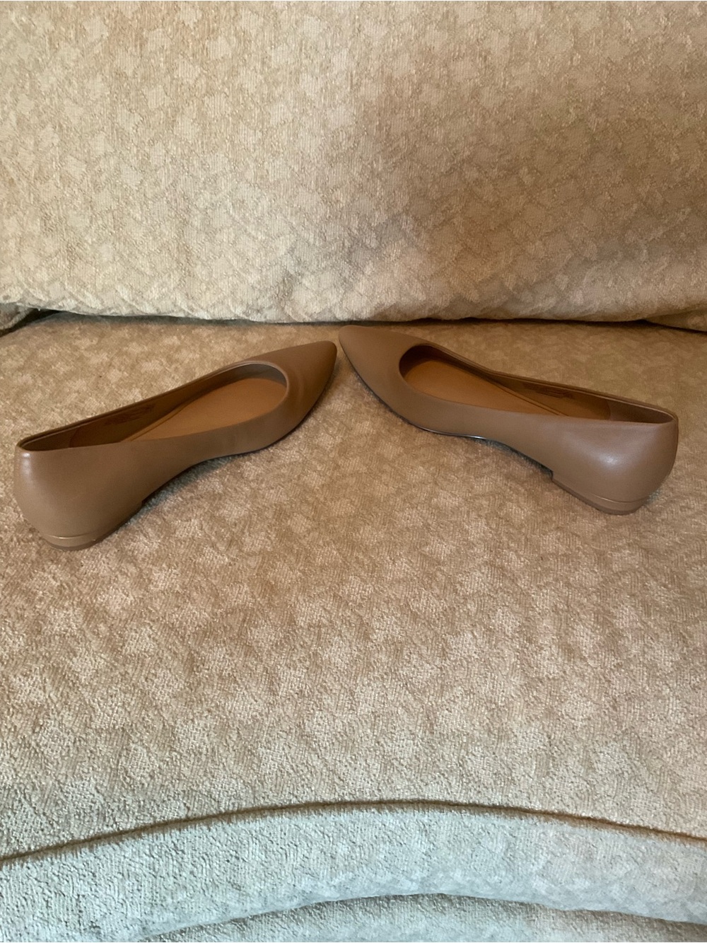 Vionic Pointed-Toe Flats in Light Brown - Picture 4 of 6
